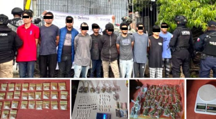 Desarticulan a “Los Abasolos” con 10 capturas en Puebla