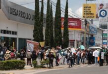 Pueblos originarios de San Andrés Cholula cierran Bulevar Atlixco