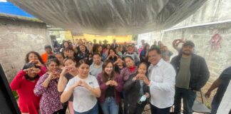 Diputado Miguel Márquez acompaña elección del Comité de Obra Comunitaria en Las Azaleas
