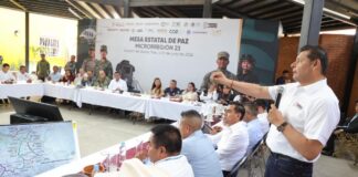 Armenta encabeza Mesa Estatal de Paz en la Mixteca poblana