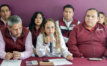 Morena Puebla arremete contra Eduardo Rivera por inundaciones