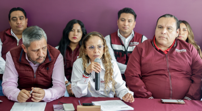 Morena Puebla arremete contra Eduardo Rivera por inundaciones