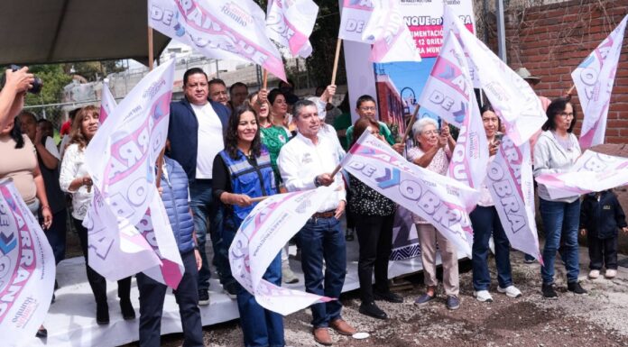 Inicia pavimentación de calle 12 Oriente en San Andrés Cholula