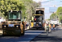 Sheinbaum reconoce modelo de pavimentación en Puebla