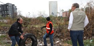 Pepe Chedraui supervisa jornada de limpieza en Puente de México