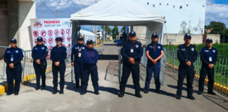 Policía Auxiliar garantiza seguridad en Feria de Cuautlancingo 2026