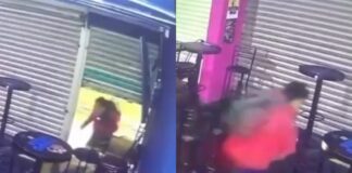VIDEO: capturan a hombre tras robo a bar en colonia Rivera de Santiago