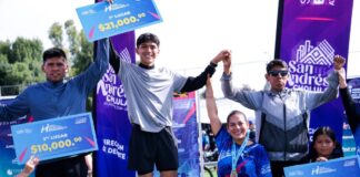 Corren 6 mil personas en Medio Maratón del Día del Papá en San Andrés Cholula
