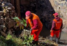 Puebla capital realiza limpieza en barranca de Ignacio Romero Vargas