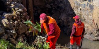 Puebla capital realiza limpieza en barranca de Ignacio Romero Vargas