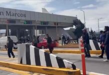 CNTE toma caseta de San Marcos en la México-Puebla