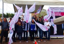 Lupita Cuautle entrega ampliación de red eléctrica en San Rafael Comac