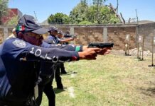 Capacitan a 800 policías auxiliares en atención ciudadana y tiro simulado