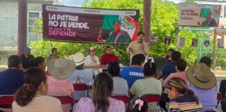 Morena realiza asambleas por la “soberanía nacional” en la Mixteca Poblana