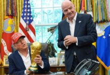 Trump e Infantino entregarán el trofeo de la Gran Final