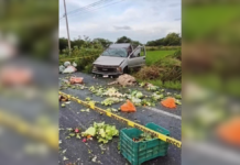 Muere mujer en accidente sobre la federal Atlixco–Izúcar