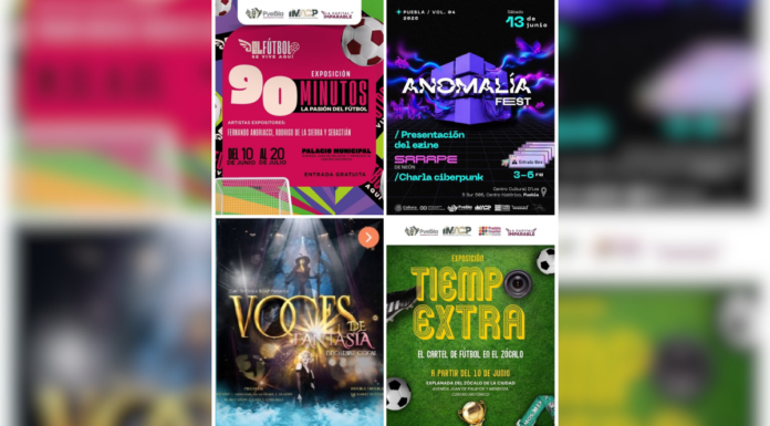 Exposiciones, cine y teatro destacan en agenda cultural de Puebla