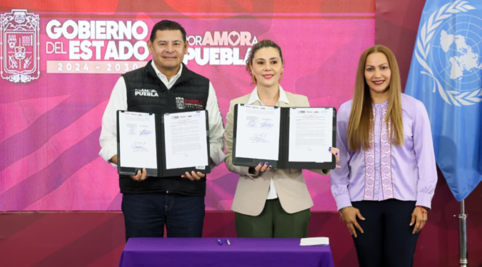 Puebla y ONU Mujeres firman alianza por la igualdad de género