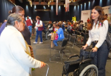 Entregan 36 aparatos ortopédicos al DIF San Martín Texmelucan