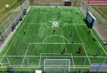 Gobierno Federal y Zacatlán inauguran cancha de futbol 5