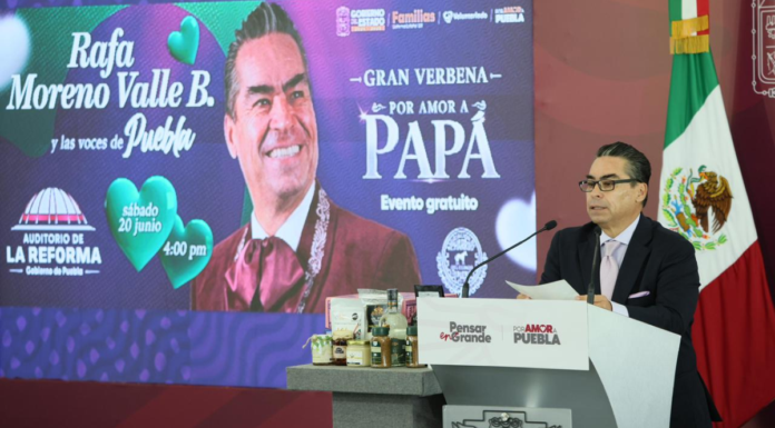 Gobierno de Puebla realizará Gran Verbena “Por Amor a Papá”
