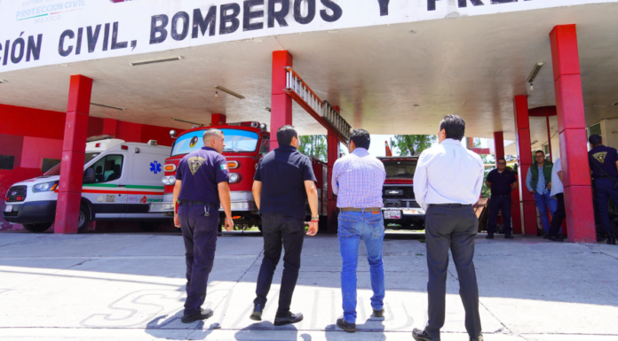 Rehabilitarán cuartel de Bomberos de San Martín Texmelucan