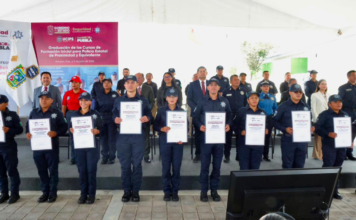 Puebla refuerza corporaciones de seguridad con 330 egresados