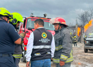 Protección Civil evacúa zona de riesgo por explosión en Tepeaca