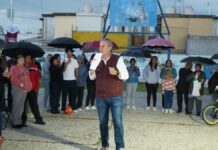 Pepe Chedraui moderniza alumbrado público en Galaxia La Laguna
