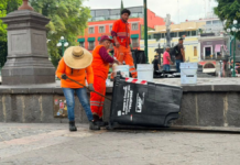 OOSL realiza operativo de limpieza tras festejos futboleros