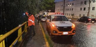 Puebla capital despliega acciones para atender afectaciones por lluvias