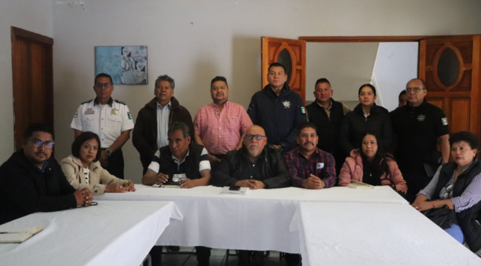 Realizan mesa de seguridad regional en San Pedro Cholula