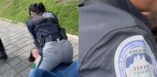 Detienen a mujer en parque de San Andrés Cholula; niegan abuso policial