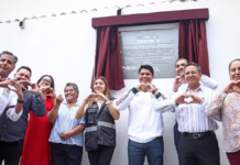 Omar Muñoz entrega pavimentación de la Privada San Miguel