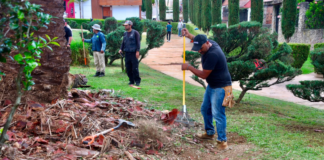 Zacatlán rehabilita parque de la calle Leandro Valle
