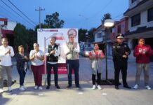 Pepe Chedraui moderniza alumbrado público en colonia 10 de Mayo