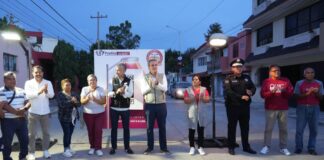 Pepe Chedraui moderniza alumbrado público en colonia 10 de Mayo