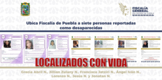 Localizan con vida a siete personas desaparecidas en Puebla