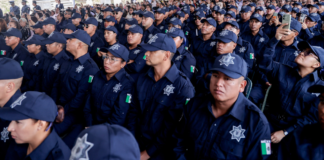Gradúan a 330 nuevos policías en Puebla; buscan sumar mil este año