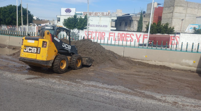Realizan limpieza en puente de la Central de Abasto