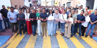 Ariadna Ayala inaugura rehabilitación de la Calle 5 Norte
