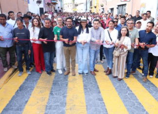 Ariadna Ayala inaugura rehabilitación de la Calle 5 Norte