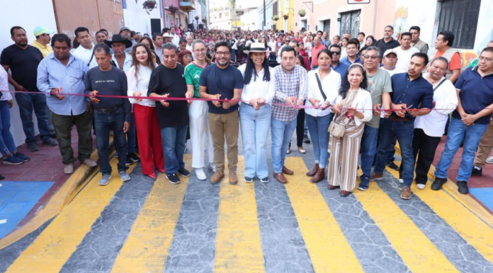 Ariadna Ayala inaugura rehabilitación de la Calle 5 Norte