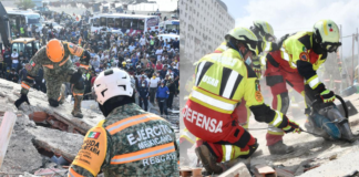 México envía 261 elementos a misión de rescate en Venezuela