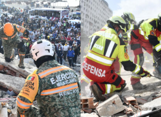 México envía 261 elementos a misión de rescate en Venezuela