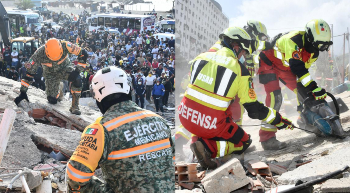 México envía 261 elementos a misión de rescate en Venezuela