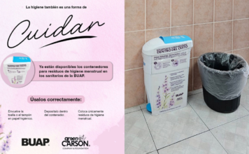 BUAP instalará 200 contenedores para residuos menstruales