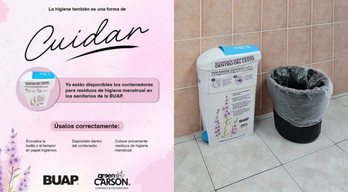 BUAP instalará 200 contenedores para residuos menstruales