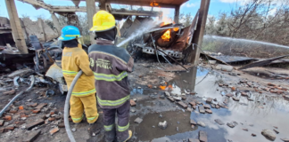 Continúan trabajos de mitigación tras explosión en Tepeaca