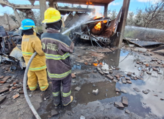 Continúan trabajos de mitigación tras explosión en Tepeaca